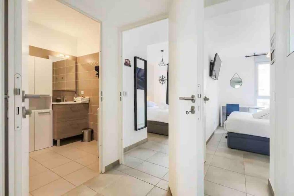Logement Moderne Luxueux Parking Ac Cote De La Mer Nice Buitenkant foto