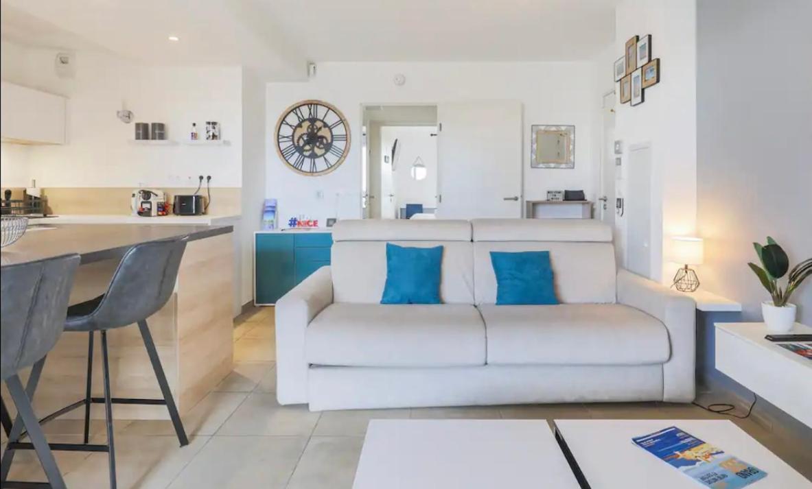 Logement Moderne Luxueux Parking Ac Cote De La Mer Nice Buitenkant foto